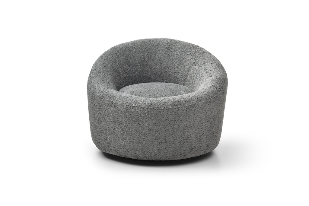 Perla Round Swivel Accent Chair | WHITELINE Modern Living